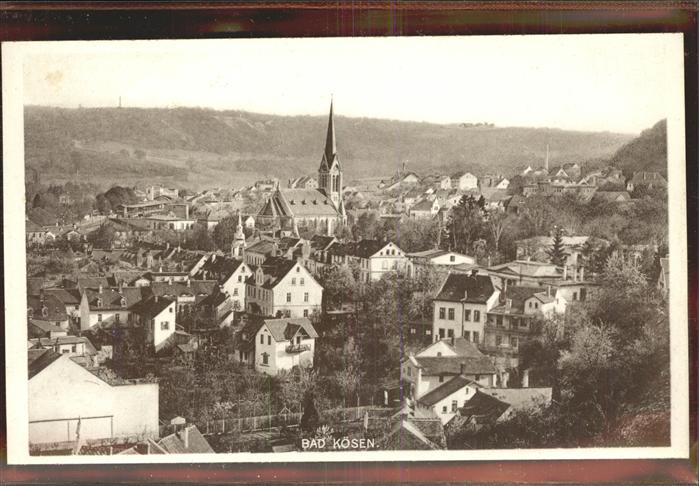 Bad Koesen Panorama mit Kirche