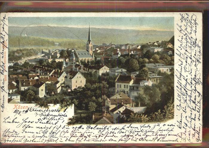 Bad Koesen Panorama mit Kirche