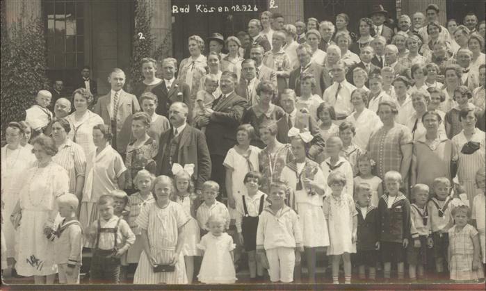 Bad Koesen Gruppenfoto mit Kindern
