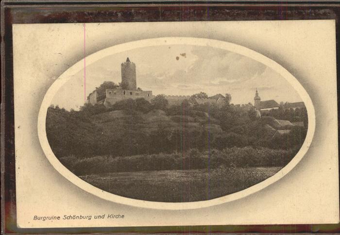 Schoenburg Naumburg Burgruine