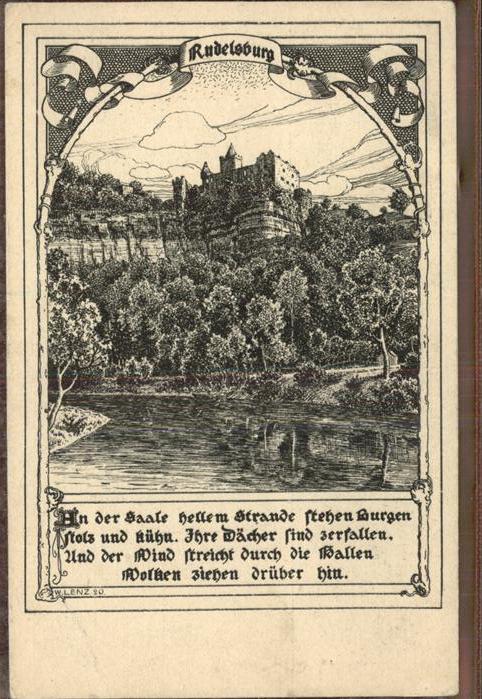 Rudelsburg Künstlerkarte