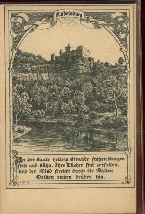 Rudelsburg Künstlerkarte