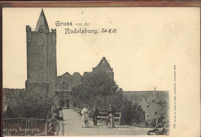 Rudelsburg Burgeingang