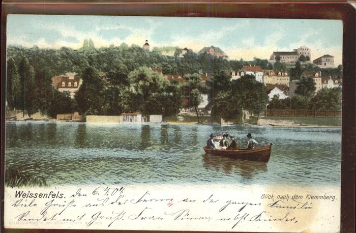 Weissenfels Saale Boot Klemmberg