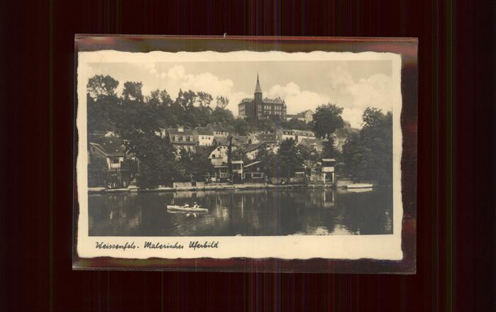 Weissenfels Saale Uferbild
