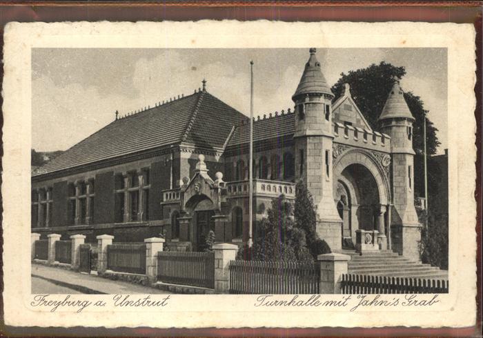 Freyburg Unstrut Jahns Grab Turnhalle