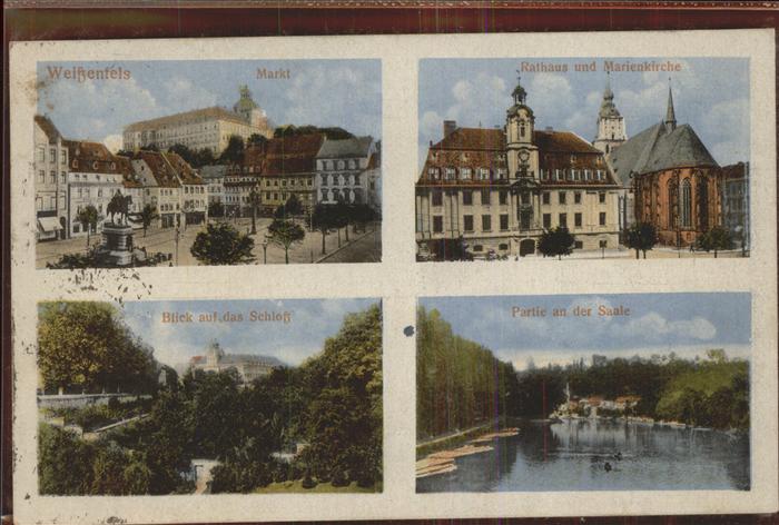 Weissenfels Saale Markt Schloß Marienkirche