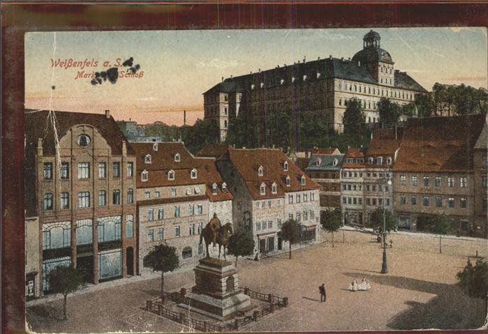 Weissenfels Saale Markt Schloss