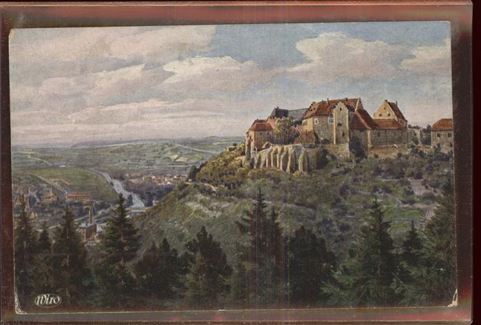 Freyburg Unstrut Kuenstlerkarte Neuenburg Wiedemanns