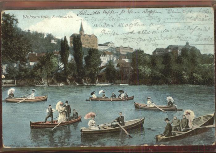 Weissenfels Saale Saalepartie Boote