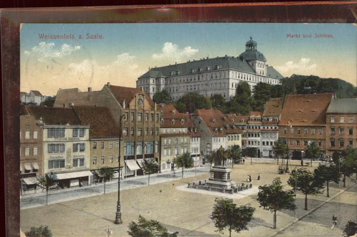 Weissenfels Saale Markt Schloss