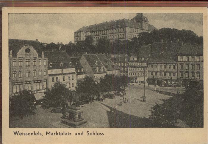 Weissenfels Saale Marktplatz Schloss