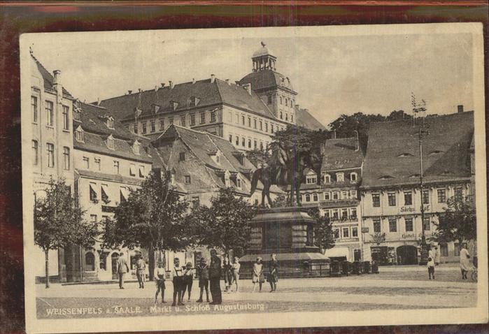 Weissenfels Saale Markt Schloß Augustusburg