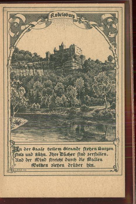 Rudelsburg Saale Gedicht