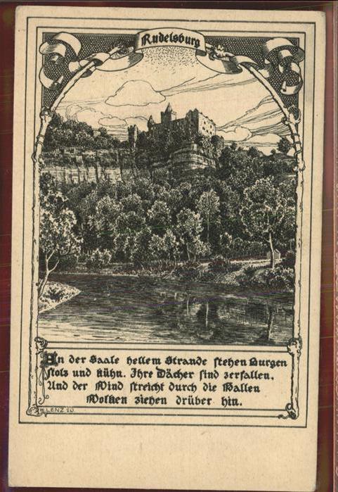 Rudelsburg Saale Gedicht