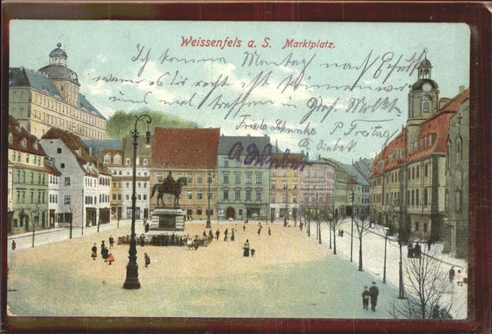 Weissenfels Saale Marktplatz