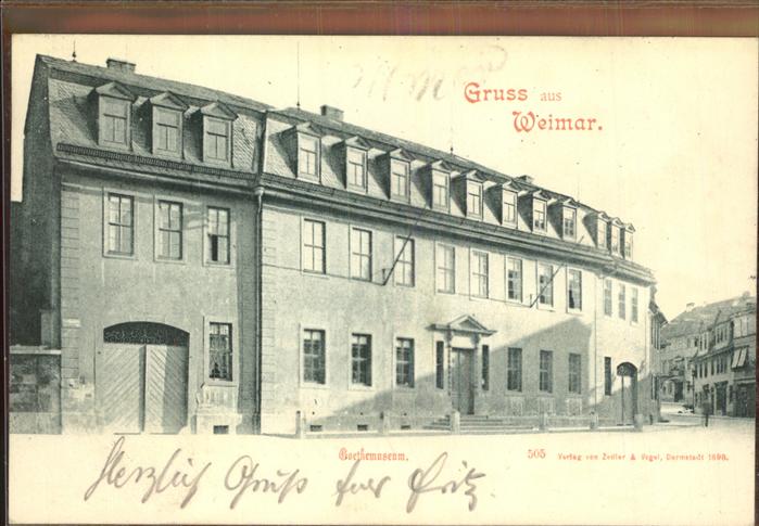 Weimar Thueringen Goethemuseum