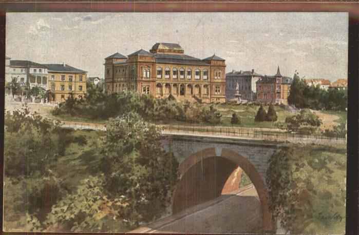 Weimar Thueringen Museum Brücke