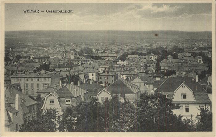 Weimar Thueringen Panorama