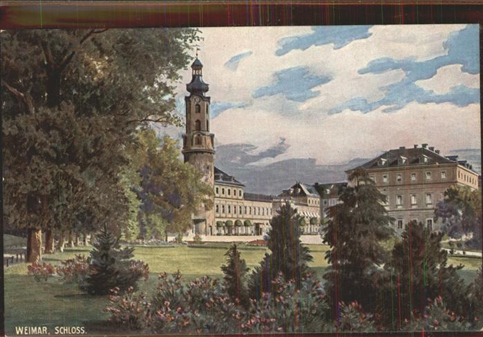 Weimar Thueringen Schloss