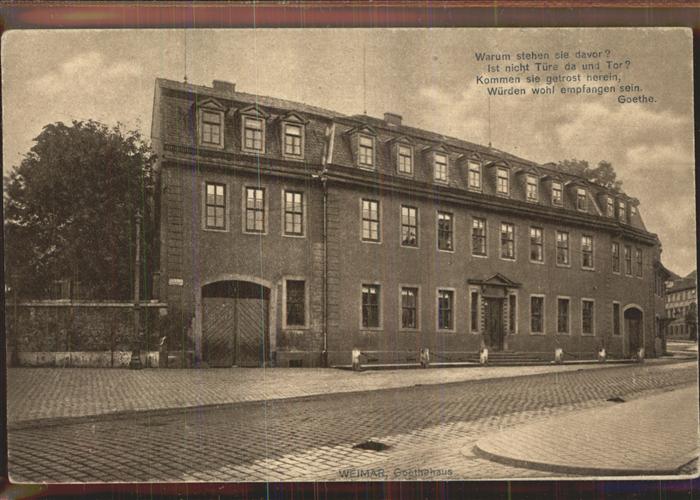 Weimar Thueringen Goethe Haus
