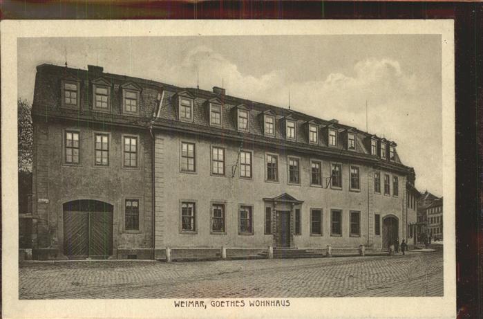 Weimar Thueringen Goethe Haus