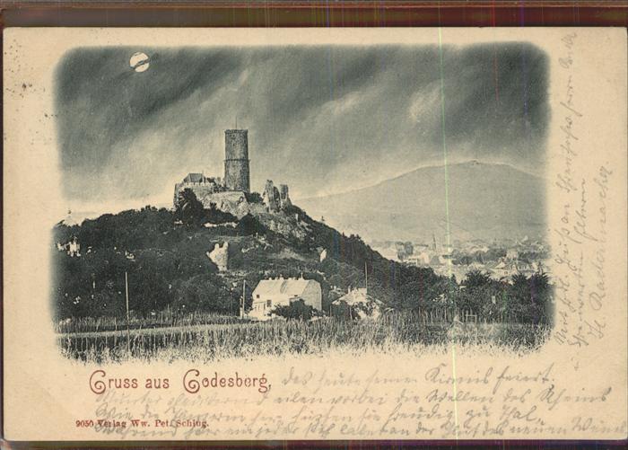 Bad Godesberg Burg bei Nacht