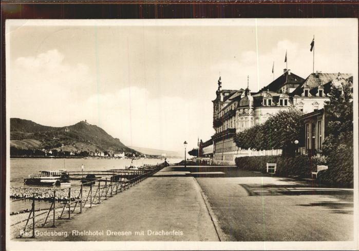 Bad Godesberg Rheinhotel Dreesen Drachenfels Schiffe