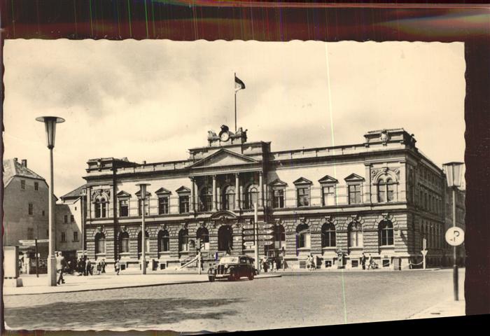 Weimar Thueringen Hauptpostamt Auto