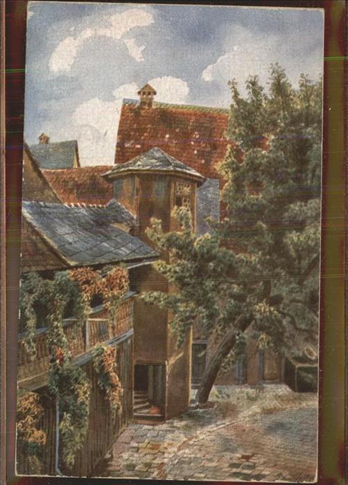 Weimar Thueringen Kirms-Krackowhof Künstlerkarte Kindt