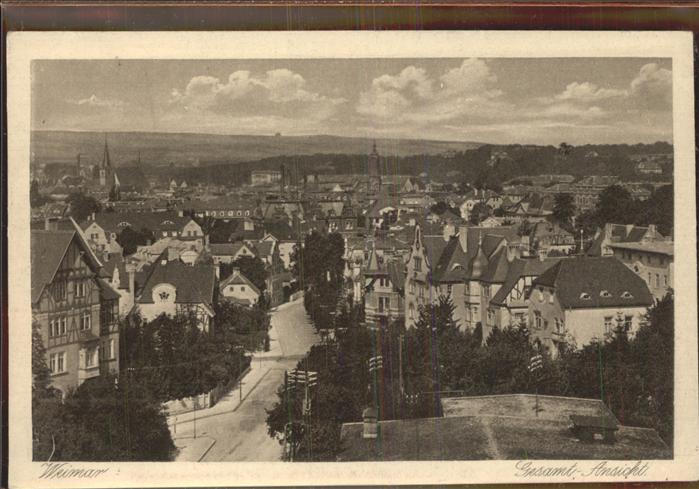 Weimar Thueringen Gesamtansicht