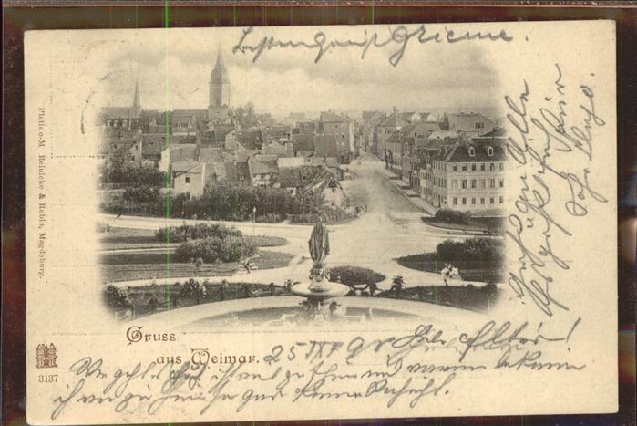 Weimar Thueringen Brunnen