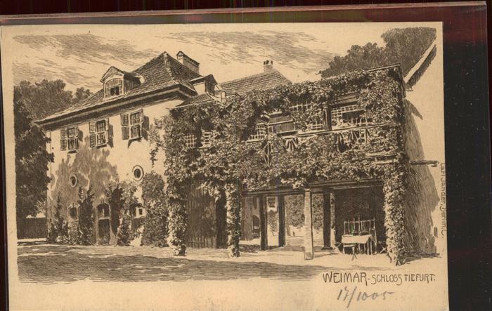 Weimar Thueringen Schloss Tiefurt