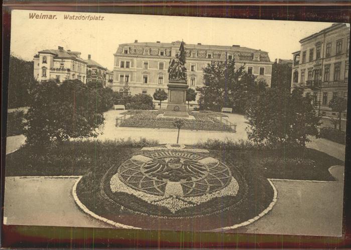 Weimar Thueringen Watzdorfplatz
