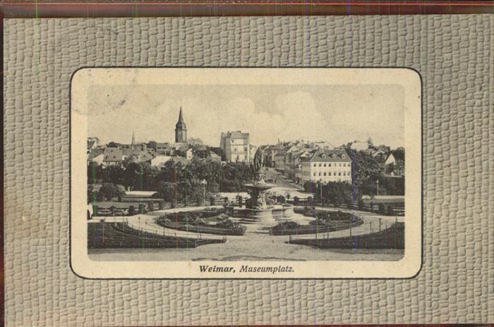 Weimar Thueringen Mueseumsplatz