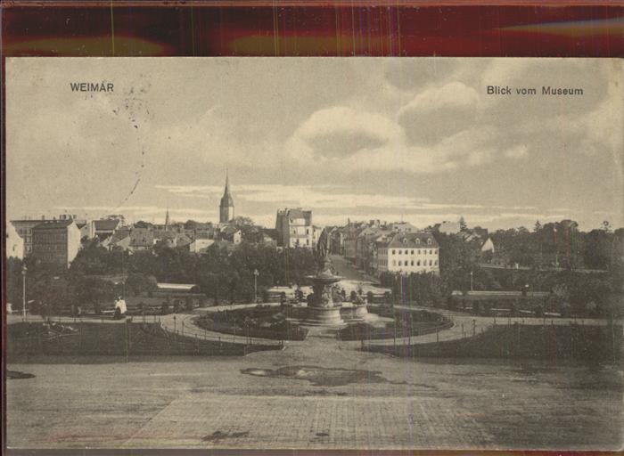 Weimar Thueringen Museumsplatz