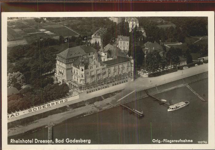 Bad Godesberg Rheinhotel Dreesen Fliegeraufnahme