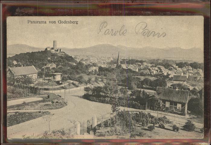 Bad Godesberg Panorama mit Burg