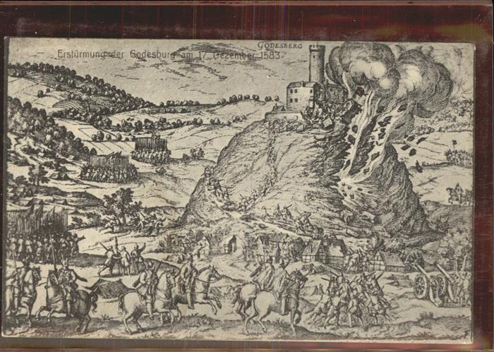 Bad Godesberg Erstürmung der Godesburg 17.12.1583