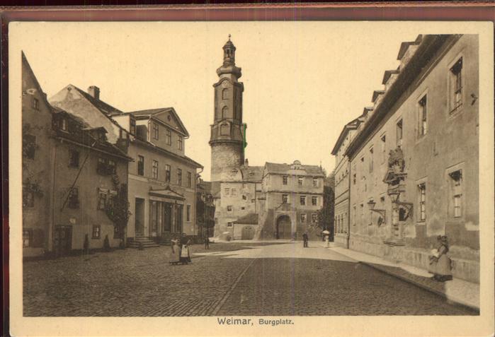 Weimar Thueringen Burgplatz
