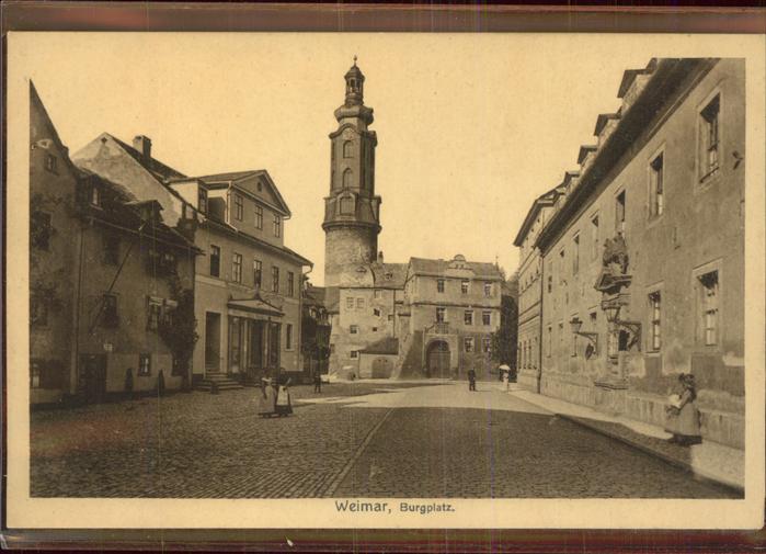 Weimar Thueringen Burgplatz