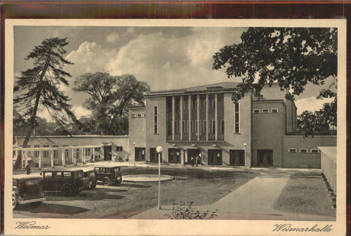Weimar Thueringen Weimarhalle