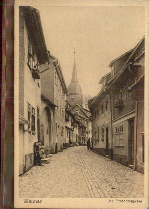 Weimar Thueringen Friedensgasse