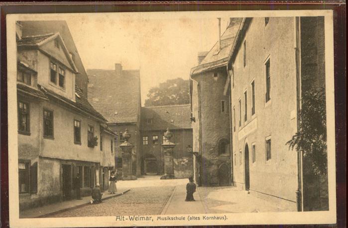 Weimar Thueringen Altstadt Musikschule Alte Kornhaus