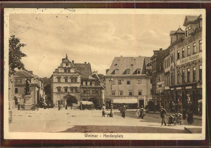 Weimar Thueringen Herderplatz