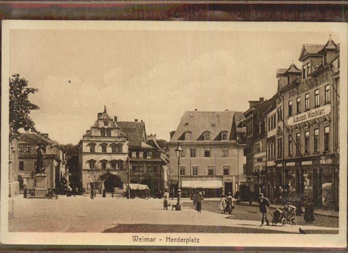 Weimar Thueringen Herderplatz