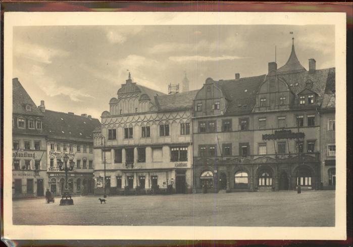 Weimar Thueringen Marktplatz Stadthaus Crunachhaus