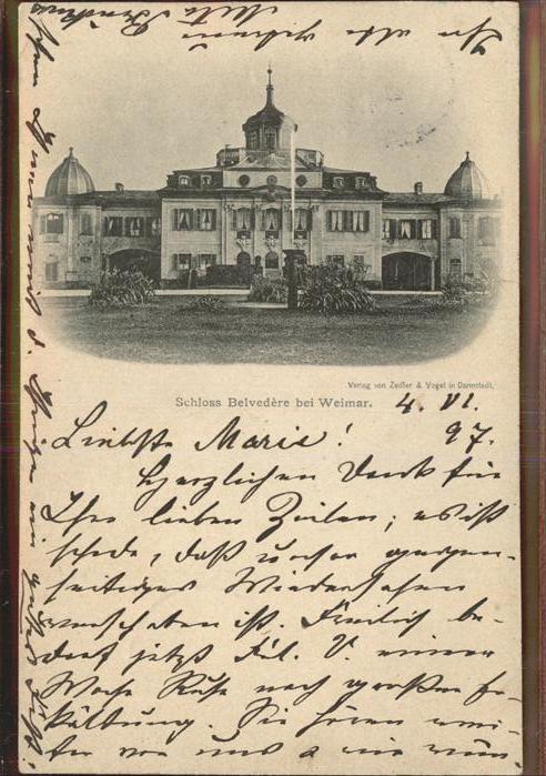Weimar Thueringen Schloss Belvedere