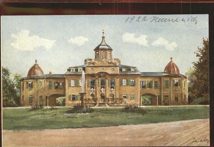 Weimar Thueringen Schloss Belvedere Künstlerkarte