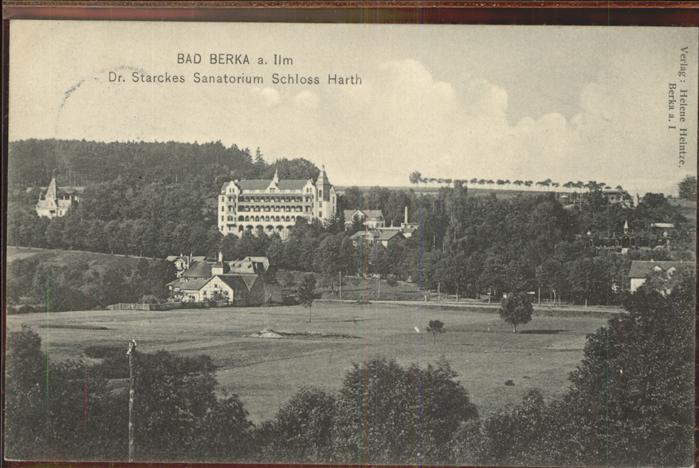 Bad Berka Dr. Starackes Sanatorium Schloss Harth